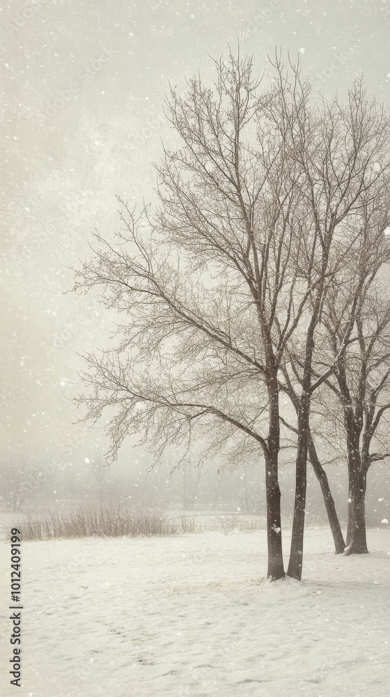 A captivating real-life photo capturing the essence of the first day of winter, featuring a serene snowy landscape or frosted trees with a soft winter light, providing ample space for adding messages A captivating real-life photo capturing the essence of the first day of winter, featuring a serene snowy landscape or frosted trees with a soft winter light, providing ample space for adding messages