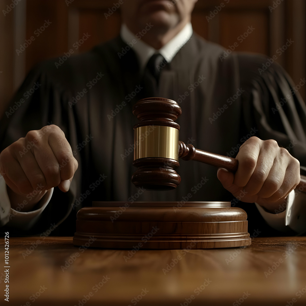 Judge 3D Illustration: Gavel, Justice, Law, Courtroom Judge 3D Illustration: Gavel, Justice, Law, Courtroom
