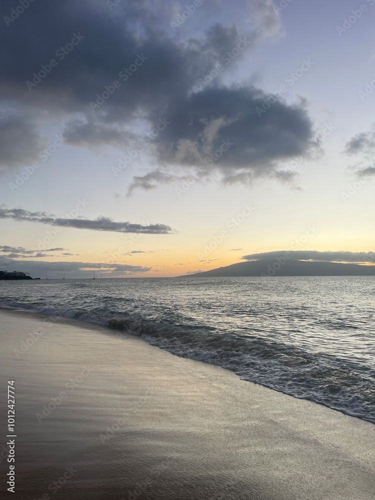 sunset on the beach sunset on the beach