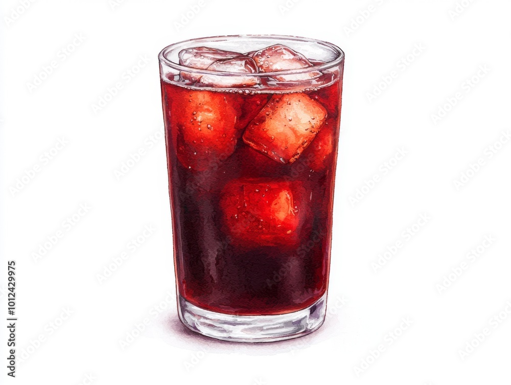 Refreshing Cold Brew Coffee with Ice Beverage Refreshing Cold Brew Coffee with Ice Beverage