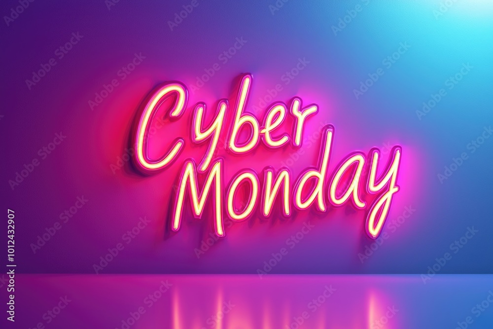 Digital shopping : vibrant text design for Cyber Monday, online deals, discounts, e-commerce excitement, showcasing modern consumer experience during this highly anticipated event. Digital shopping : vibrant text design for Cyber Monday, online deals, discounts, e-commerce excitement, showcasing modern consumer experience during this highly anticipated event.
