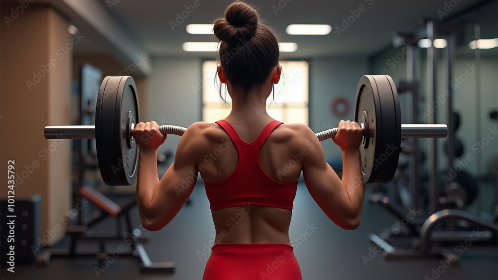 RAGAZZA IN PALESTRA RAGAZZA IN PALESTRA