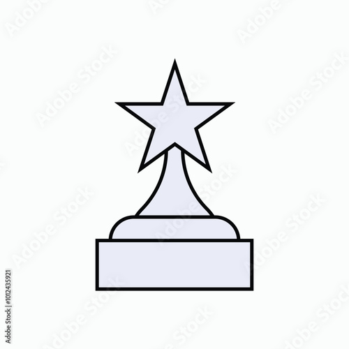Award Icon. Prize, Winner. Reward Symbol for Design, Presentation, Website or Apps Elements - Vector. 