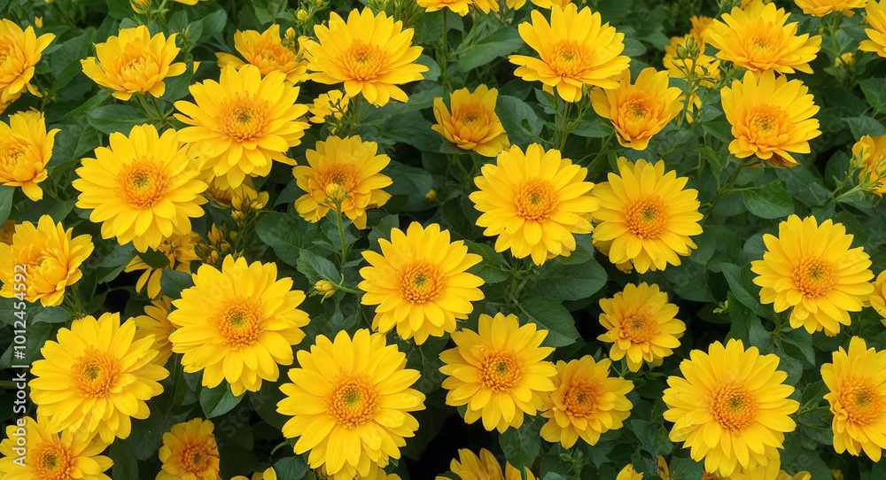 Yellow stock flowers background Yellow stock flowers background
