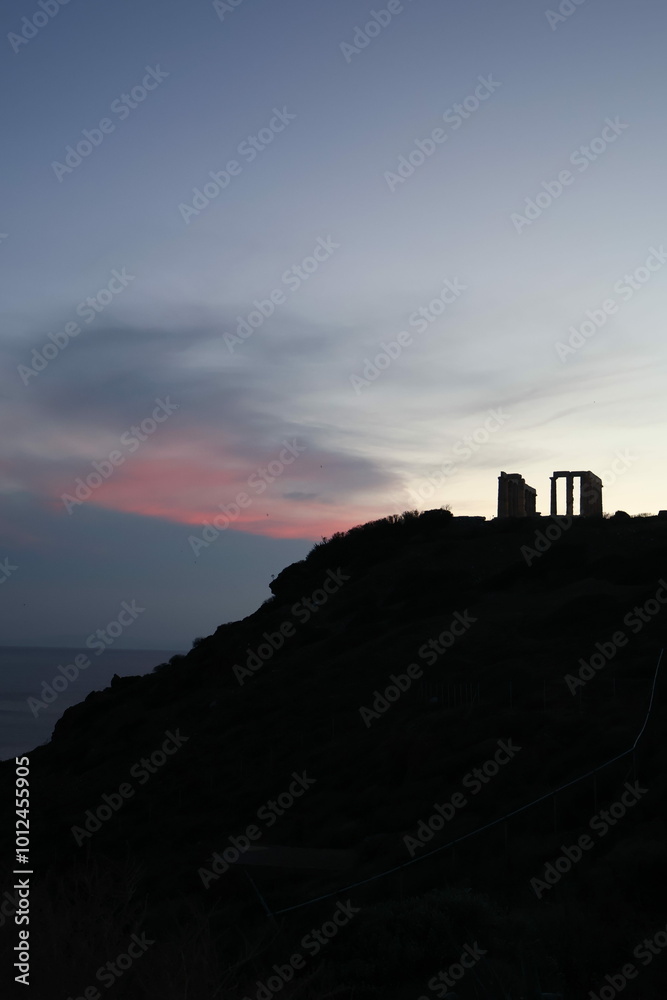 Fototapeta premium View to the Temple of Poseidon