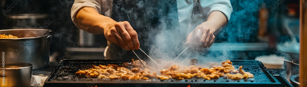 Chef Cooking Meat Photo - Chef, Meat, Cooking, Grill, Food, Restaurant, Kitchen, Dinner, Asian, Cuisine Chef Cooking Meat Photo - Chef, Meat, Cooking, Grill, Food, Restaurant, Kitchen, Dinner, Asian, Cuisine