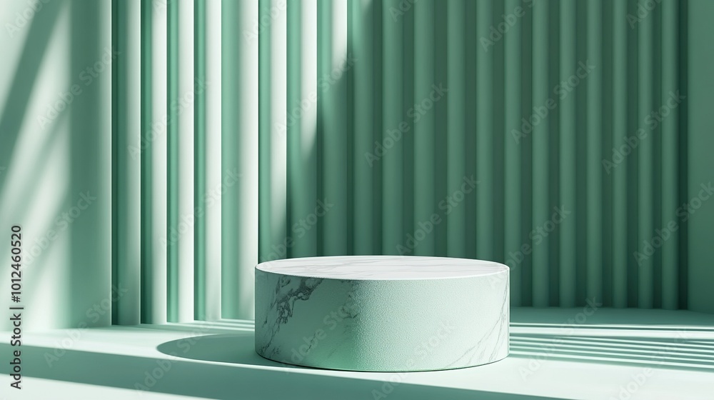 Abstract realistic 3d cylinder pedestal podium Abstract realistic 3d cylinder pedestal podium