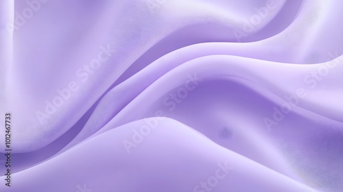 Soft Purple Fabric Drapery