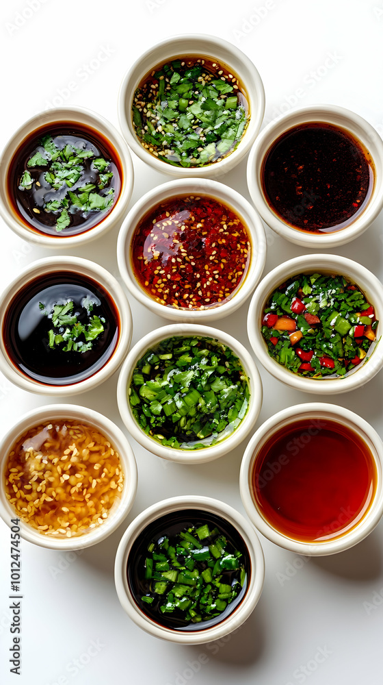 Assortment of Delicious Sauces: A Photo Assortment of Delicious Sauces: A Photo