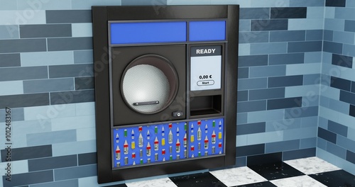 Photos Express-Pfandautomat, Pfandautomat, Zukunft in blau 3