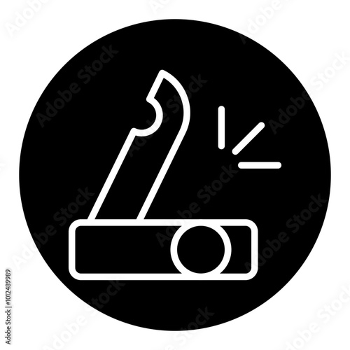 Pocket Knife Vector Icons