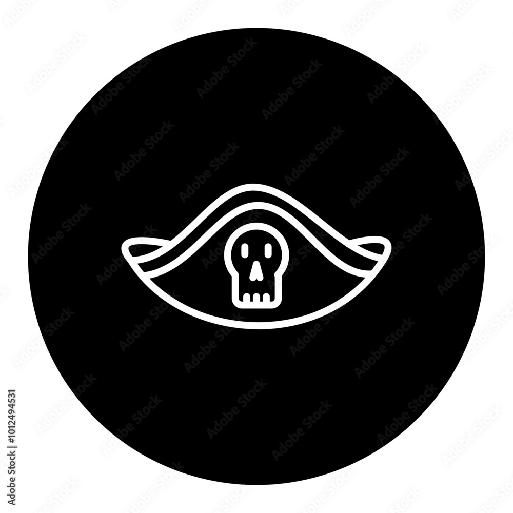 Pirate Hat Vector Icons