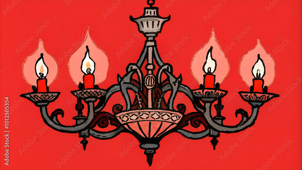 Elegant gothic chandeliers, Elegant gothic chandeliers,