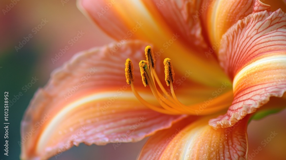 Close-up of a Vibrant Orange Lily Close-up of a Vibrant Orange Lily