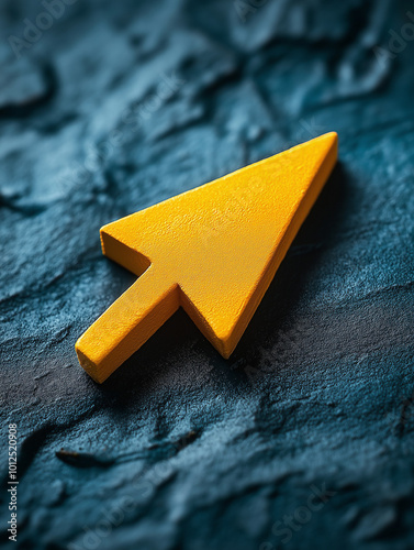 Golden Arrows in Various Settings and Contexts Symbolizing Direction and Decision-Making