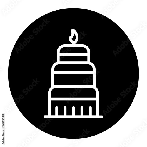 Wedding Cake Vector Icons