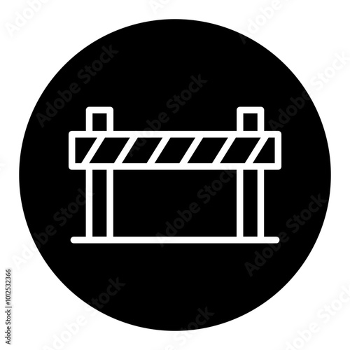 Road Block Vector Icons