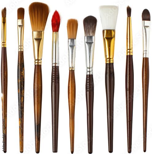 Set of paintbrushes