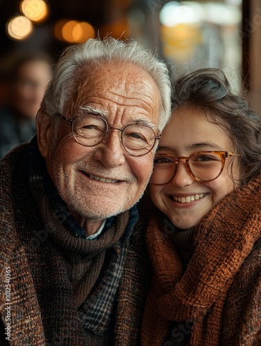 Joyful Laughter Between Grandparents and Grandchild