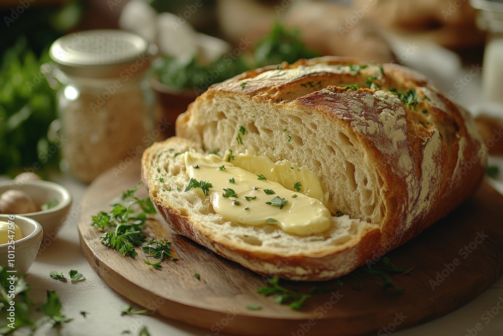 Delicious Rustic Sourdough Bread on a Wooden Plate, Perfect for a Simple and Satisfying Meal, This Homemade Loaf is a Bakery-Style Delight with a Crispy Crust and Fluffy Interior Enjoy a Slice with Delicious Rustic Sourdough Bread on a Wooden Plate, Perfect for a Simple and Satisfying Meal, This Homemade Loaf is a Bakery-Style Delight with a Crispy Crust and Fluffy Interior Enjoy a Slice with