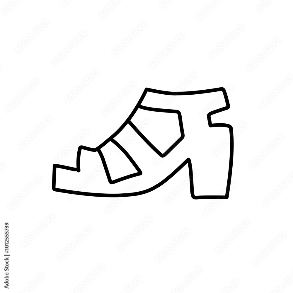 outline of women's fashion shoes outline of women's fashion shoes