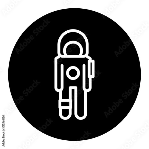 Astronaut Suit Vector Icons
