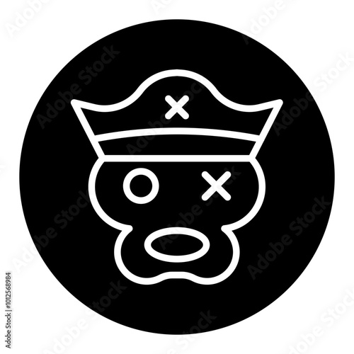 Pirate Monkey Vector Icons