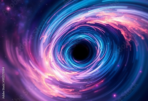 a close up of a spiral shaped object in a space.