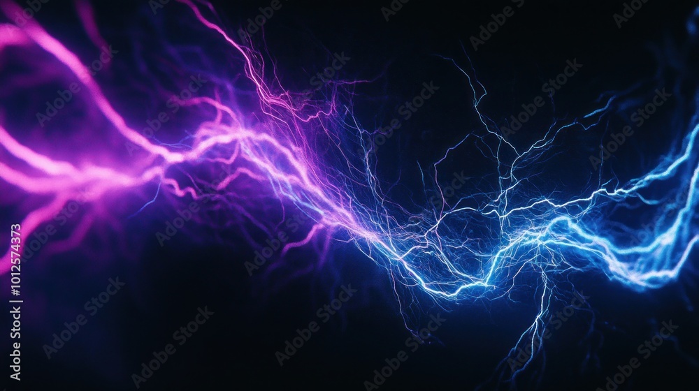 Fototapeta premium Abstract Lightning Bolts