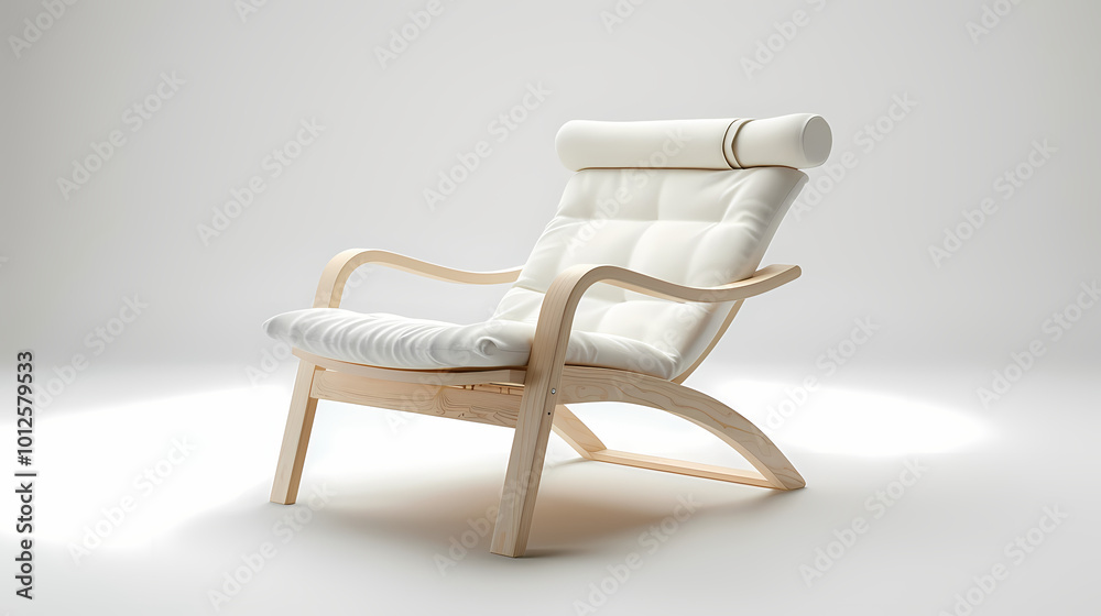 An isolated leather sofa with cushions on a white background, suitable for comfortable seating in a modern home An isolated leather sofa with cushions on a white background, suitable for comfortable seating in a modern home