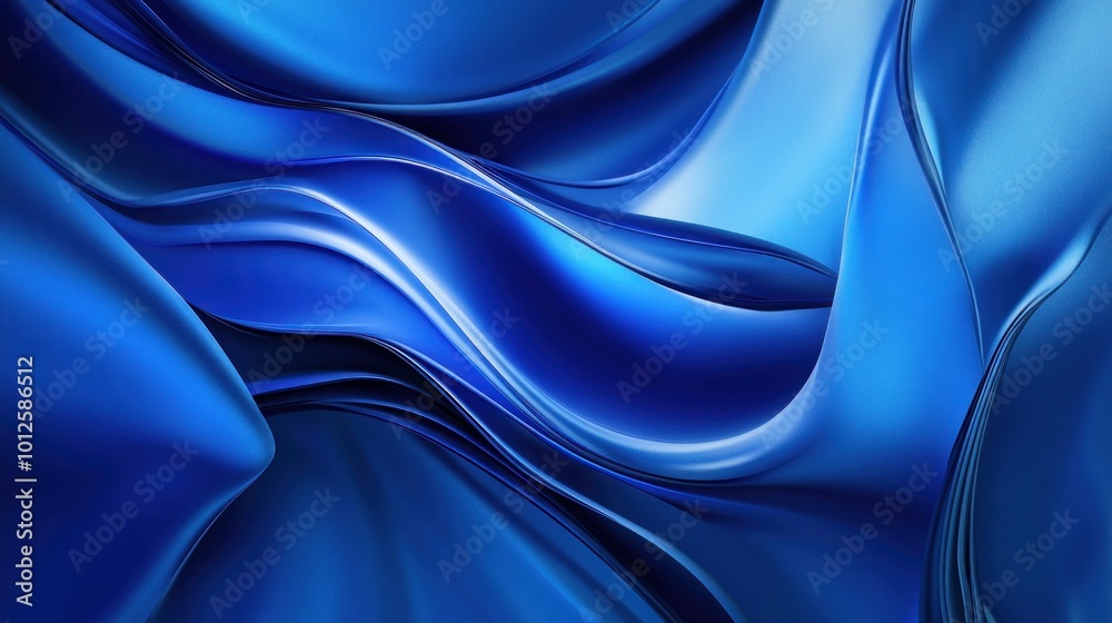 Obraz premium Abstract Blue Swirls