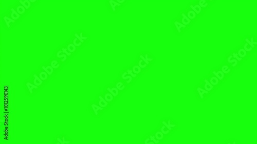 red close sign 4k animation green screen motion graphic