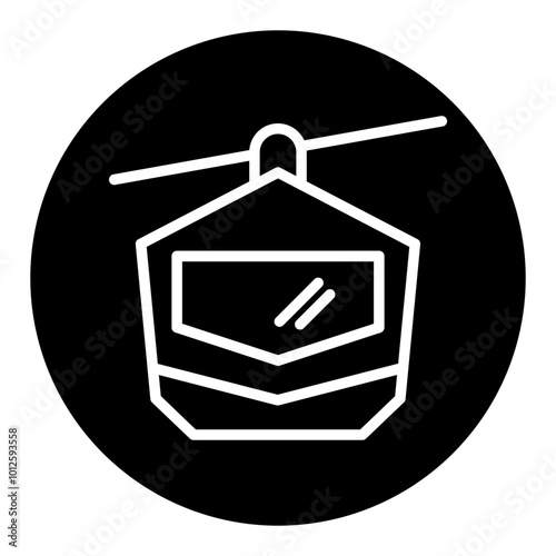 Cable Car Vector Icons