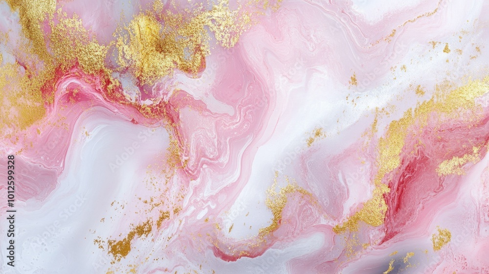 Abstract fluid art with soft pinks, whites, and gold, creating an elegant and luxurious natural aesthetic. Abstract fluid art with soft pinks, whites, and gold, creating an elegant and luxurious natural aesthetic.