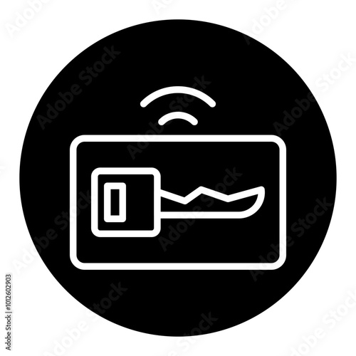 Smart Keycard Vector Icons
