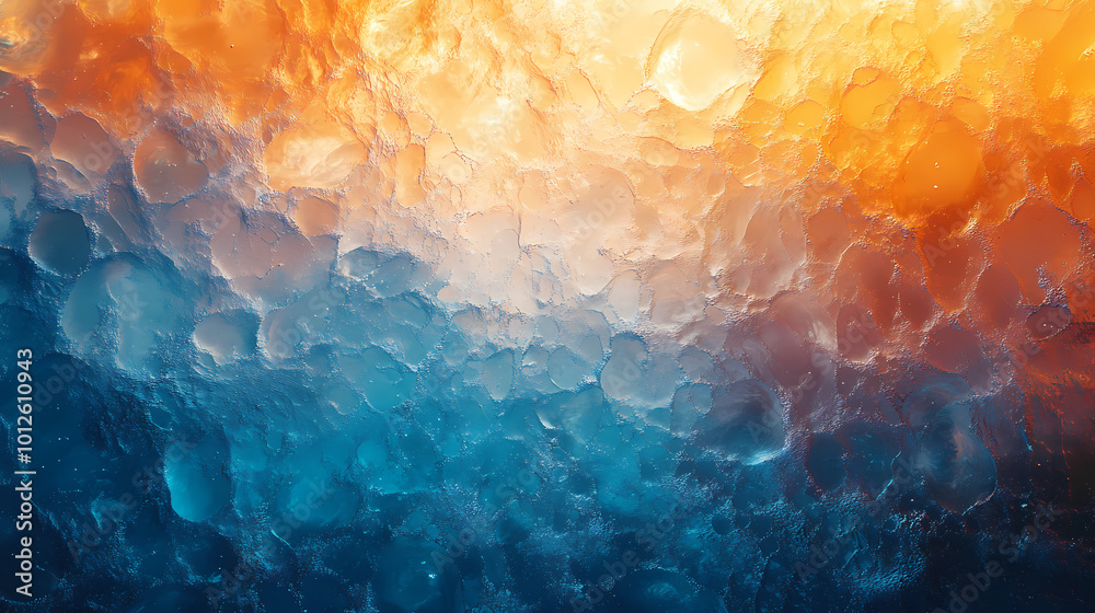 Gradient art with blue and orange textures viewed from below. Gradient Art. Illustration Gradient art with blue and orange textures viewed from below. Gradient Art. Illustration