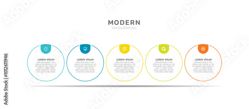 Presentation infographic business template