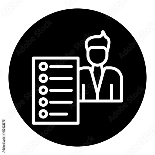 Shop Assistant Vector Icons