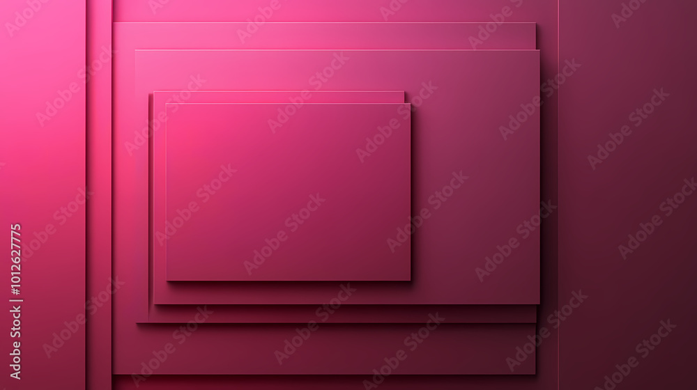 Maroon gradient background with embossed rectangle. minimalist surface with raised 3d shape. 3d render. Gradient Art. Illustration Maroon gradient background with embossed rectangle. minimalist surface with raised 3d shape. 3d render. Gradient Art. Illustration
