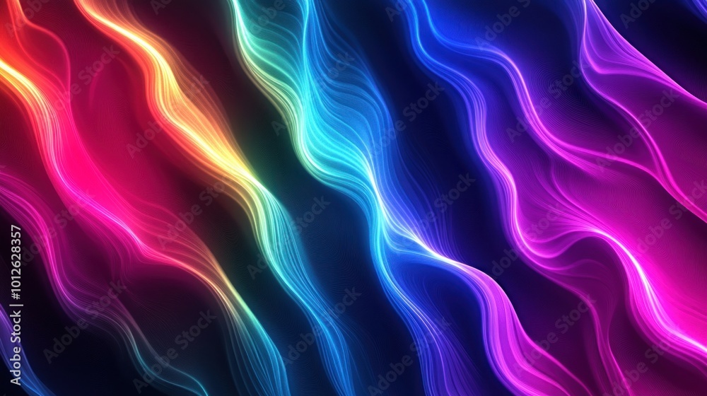 Abstract Colorful Waves Abstract Colorful Waves