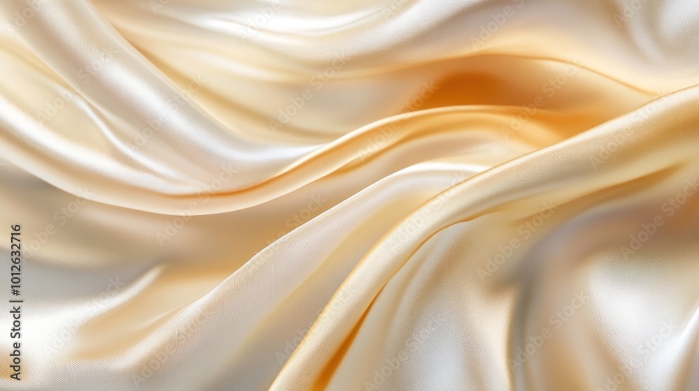 Obraz premium Creamy Silk Drapes
