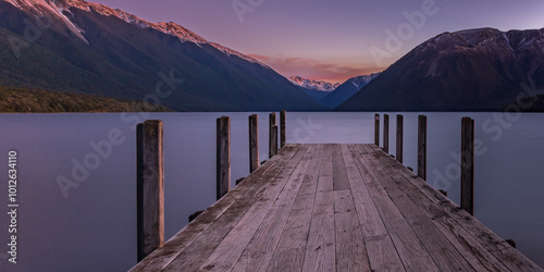Obraz na plátne Jetty at St Arnaud