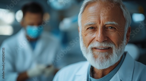 Portrait of a Smiling Senior Doctor