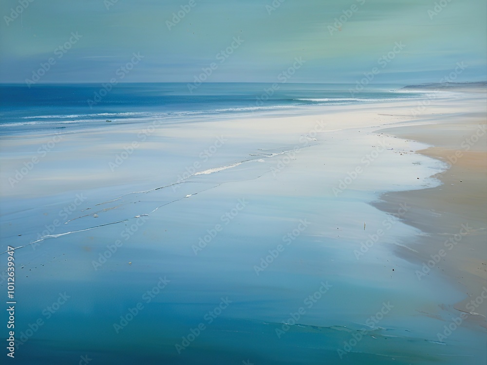 Fototapeta premium blue sky and sea