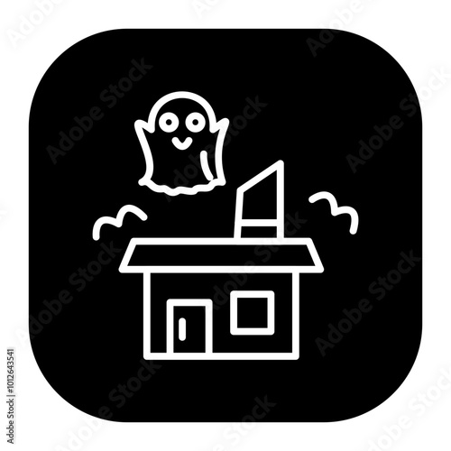 Ghost Castle Vector Icons