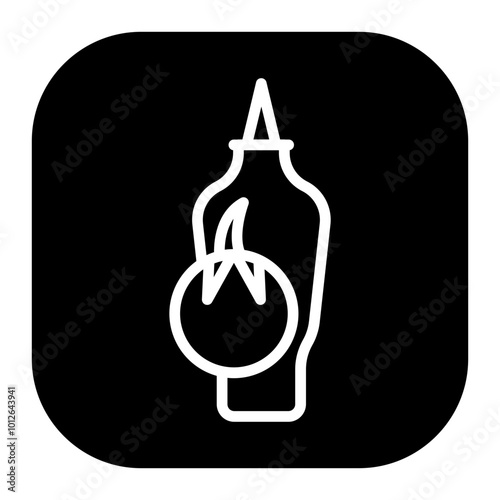 Tomato Sauce Vector Icons