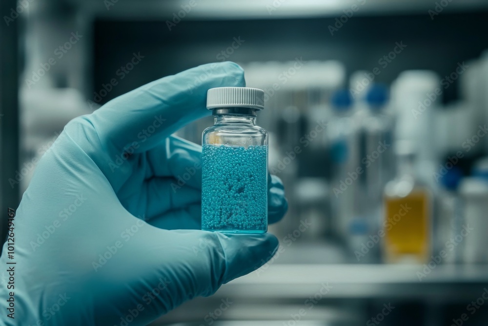 Showcasing State-of-the-Art Laboratory Techniques with a Gloved Hand Showcasing State-of-the-Art Laboratory Techniques with a Gloved Hand