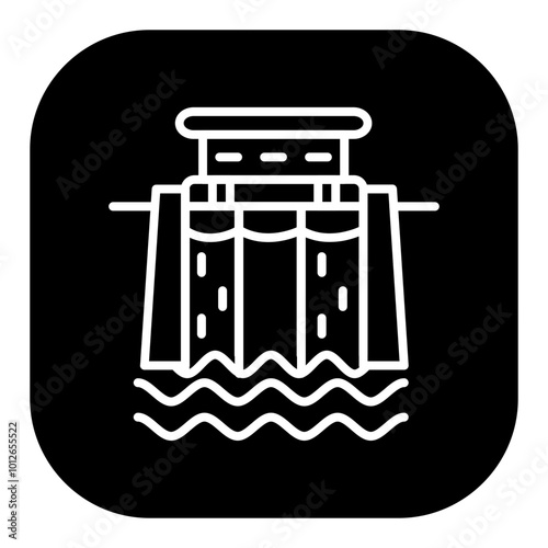 Dam Vector Icons