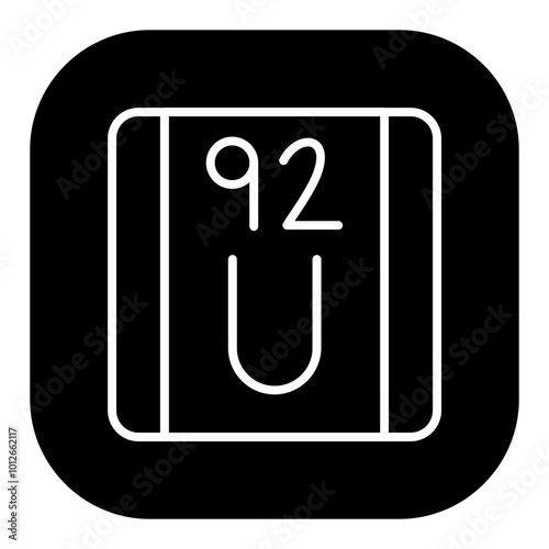Uranium Vector Icons