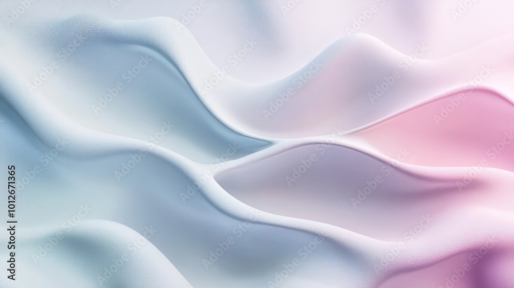 Obraz premium Abstract Wavy Pattern with Pastel Colors